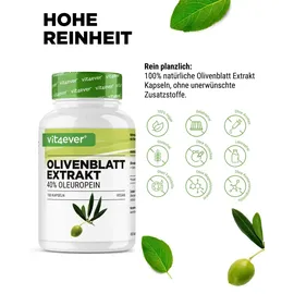 Vit4ever Olivenblatt Extrakt 650 Kapseln 180 St.