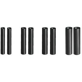 Jenzi Quetschhülse 1,0 mm Matt Schwarz 20 St.