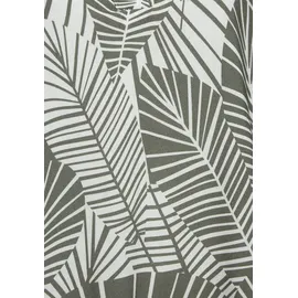 s.Oliver Blusenkleid mit Blätterdruck Grün 34