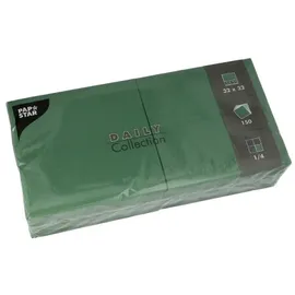 Papstar Servietten Daily Collection grün 2-lagig 32,0 x 32,0 cm 150 St.