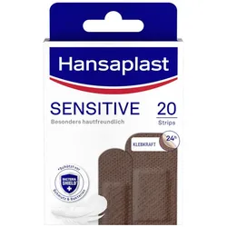 Hansaplast SENSITIVE 20 Strips Dunkel + 20% Rabatt* 20 St Pflaster