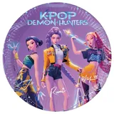 Procos Pappteller 8 St. Durchmesser 23 cm K-Pop, Demon Hunters