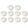 cyclingcolors 10x Lüftungsgitter Rund Ø 50 mm Kunststoff Weiß