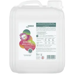 HAKA Colorwaschmittel 5l Flüssigwaschmittel Waschmittel für Buntwäsche