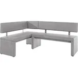 OTTO home Charissa Eckbank hellgrau 190 x 90 x 140 cm
