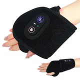 Rotlichtlampe Handmassagegerät, 10W 660nm & 850nm LED Rotlichtlampe mit 48LEDs, 3 in 1 Rotlichtlampe Red Light Therapie Gürtel Handgelenk, Handgelenk Wrap Pad