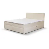 xxxlutz marktplatz Venasi Möbel Boxbett, Beige, H2 + H3, 160x200 cm, Schlafzimmer, Betten, Boxspringbetten