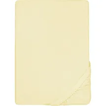 biberna 0012344 Frottee-Stretch 90 x 190 - 100 x 200 cm gelb