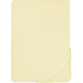 biberna 0012344 Frottee-Stretch 90 x 190 - 100 x 200 cm gelb