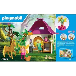 Playmobil Magic Unicorns Gemütliches Feenzuhause mit Goldeinhorn und Stall 71838
