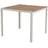 VCM Gartentisch 90 x 90 x 0 cm Teak-Dekor