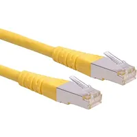 Roline Patchkabel Kat.6 (Class E) S/FTP (PiMF), gelb, 0,5