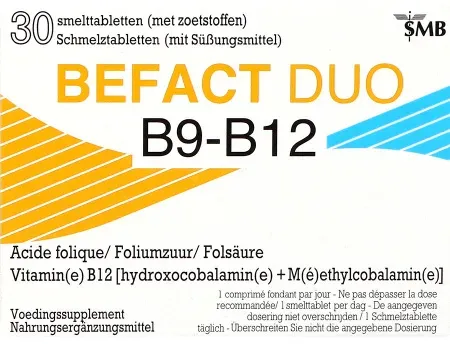 Befact Duo B9-B12 30 Schmelztabletten