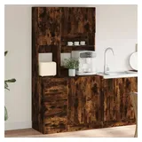 vidaXL Küchenschrank Räuchereiche 95x50x180 cm Holzwerkstoff