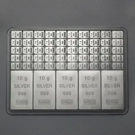 esg | valcambi Silbertafel (100x 1g Feinsilber) "CombiBar"