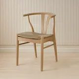 Stuhl HAMMEL FURNITURE "Freja, Esszimmerstuhl, Wohnzimmerstuhl", , eiche geölt, eiche geölt, B:53cm H:75cm T:54cm, Stühle, Massivholz, gepolsterte Sitzfläche, versch. Farbvarianten