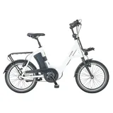 Prophete Urbanicer 3.0 Urban E-Bike 20 Zoll - 374 Wh - Side Click Akku - Mittelmotor - 7-Gang Nabenschaltung - HDY. Felgen-Rücktrittbremse - Rahmenhöhe 46 cm