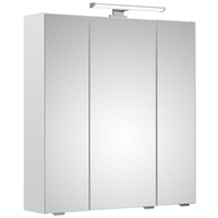 Spiegelschrank 65 cm weiß Hängeschrank LED Badschrank Badezimmer Schrank Spiegel