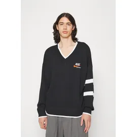 Nike Sweatshirt rot/schwarz/weiß L