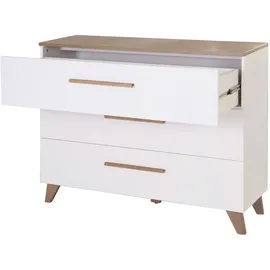 roba Wickelkommode »Ole» - 110x75,5x98cm - weiß / Holz / Holz