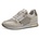 Sneaker flach mit Schnürsenkeln Freizeit Beige Cream comb 37