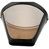Stück Wiederverwendbarer Kaffeefilter, Dauerfilter, Universal-kaffeefilter, 100-maschen-kaffeefilter, Edelstahl 304, Mit Griff, Für Die Meisten Kaffeemaschinen (golden)