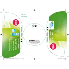 Emsa Frischhaltedose CLIP & CLOSE 5,9 cm hoch transparent 0,15 l, 1 St.