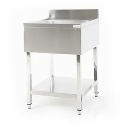 Ristoattrezzature Edelstahlspüle - Professionell, für Küchen, Restaurants und Pizzerien - 1 Becken - 60x70x85h