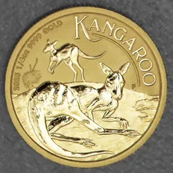 Goldmünze 1/4oz Känguru aktueller Jahrgang (Australien)