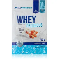 Allnutrition Whey Delicious Molkenprotein Geschmack Milk caramel 700 g