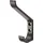 Hermeta Haken Aluminium 86,5 mm schwarz