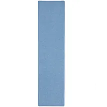 Snapstyle Feinschlingen Velour Läufer Teppich 80 x 240 cm Blau