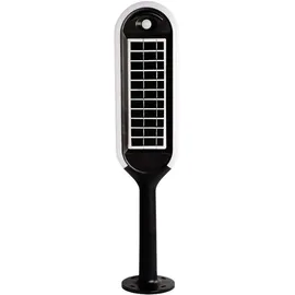 V-Tac Außenstandleuchte Aluminium 15,5 cm mit Bewegungsmelder 5 W IP65 schwarz