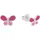 Prinzessin Lillifee Ohrstecker Schmetterling rosa 2037947 Silber 925