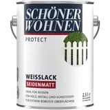 SCHÖNER WOHNEN FARBE Weißlack, seidenmatt - weiss
