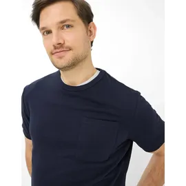 Brax Rundhalspullover Blau XXXL