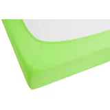 biberna Jersey-Spannbetttuch 0077155 hellgrün 1x 90x190 cm - 100x200 cm