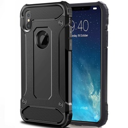 Fitsu iPhone XR Outdoor Handyhülle - Schwarz