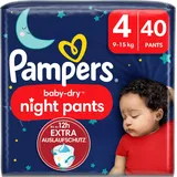 Pampers Baby-Dry Night Pants Gr. 4 40 Stück)