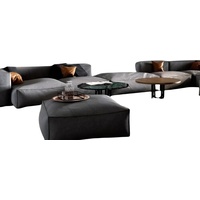 JVmoebel Big-Sofa, XXL Luxus Sofa Sitz Sofas Stoff Wohnzimmer Design Couchen Polster schwarz