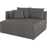 andas Ottomane »Nöre«, kurzes Lounge-Modul - zum Zusammenstellen, Breite 138 cm, Tiefe 128 cm grau