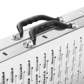 Tectake tectake® Auffahrrampen Björn 2er Set faltbar, 400 kg belastbar - 186 cm