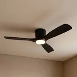 LUCANDE Moneno 131 cm Deckenventilator Schwarz