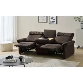 Wohnwert Trapezsofa Mikrofaser 3-Sitzer Grau