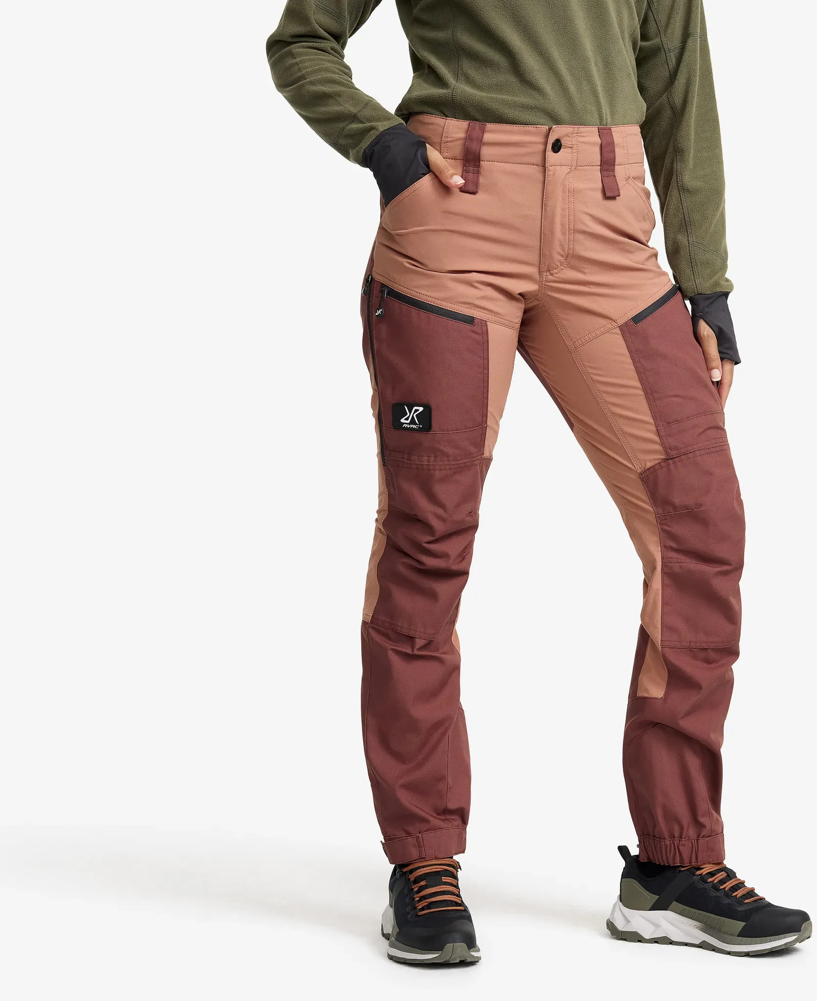 RVRC GP Pro Pants Damen Sable/Copper Brown, Größe:2XL - Outdoorhose, Wanderhose & Trekkinghose - Rot