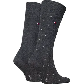 Tommy Hilfiger 2P Men Dot Socken Silber 39-42