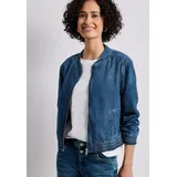 STREET ONE Damen, Blouson im Denim-Look mit Zipper | 40