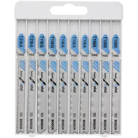 Bosch 10tlg. Stichsägeblatt-Set Basic für Metall