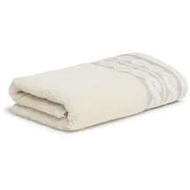 Möve Cosy Knits Handtuch 50 x 100 cm Nature/Cashmere