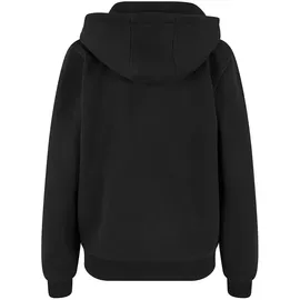 URBAN CLASSICS Fluffy Reißverschlusspullover Black L